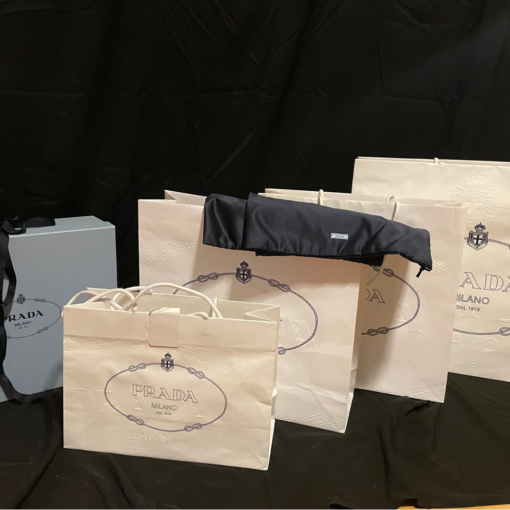 Prada Gift Box with Black Ribbon